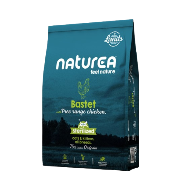Τροφη Γατας Naturea Lands Bastet Με Κοτόπουλο 1,6kg Ξηρα τροφη Τροφη Γατας Naturea Lands Bastet Με Κοτόπουλο 1,6kg Ξηρα τροφη