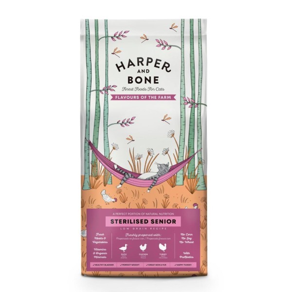 Τροφη Γατας Harper & Bone Flavours Farm Sterilised Senior Cat 2kg Ξηρα τροφη Τροφη Γατας Harper & Bone Flavours Farm Sterilised Senior Cat 2kg Ξηρα τροφη