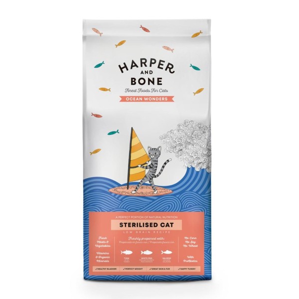 Τροφη Γατας Harper & Bone Ocean Wonders Sterilised Cat 2kg Ξηρα τροφη Τροφη Γατας Harper & Bone Ocean Wonders Sterilised Cat 2kg Ξηρα τροφη