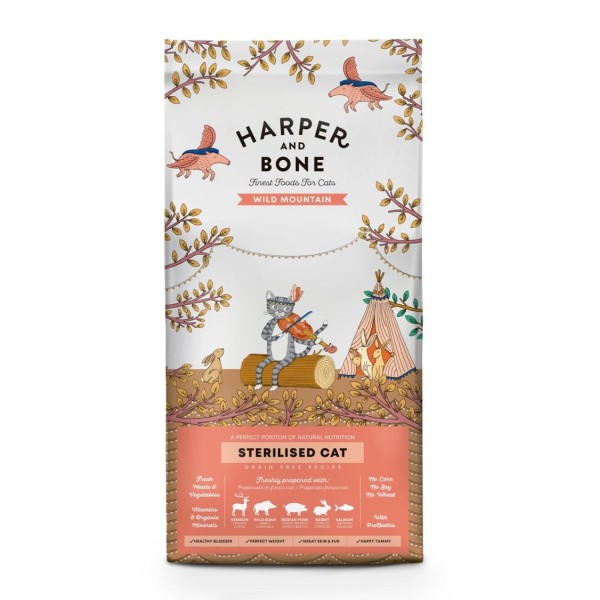 Τροφη Γατας Harper & Bone Wild Mountain Sterilised Cat 2kg Ξηρα τροφη Τροφη Γατας Harper & Bone Wild Mountain Sterilised Cat 2kg Ξηρα τροφη