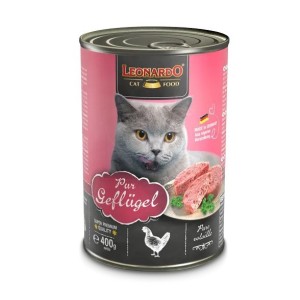 Υγρη Τροφη Γατας Leonardo Adult Με Πουλερικά 400g Υγρη Τροφη