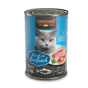 Υγρη Τροφη Γατας Leonardo Adult Με Ψαρια Ωκεανου 400g Υγρη Τροφη