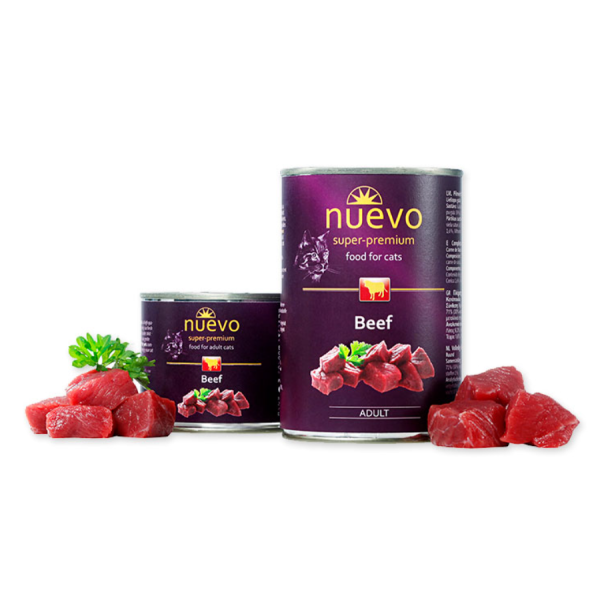 Nuevo Adult Με Μοσχάρι 400g Υγρη Τροφη Nuevo Adult Με Μοσχάρι 400g Υγρη Τροφη