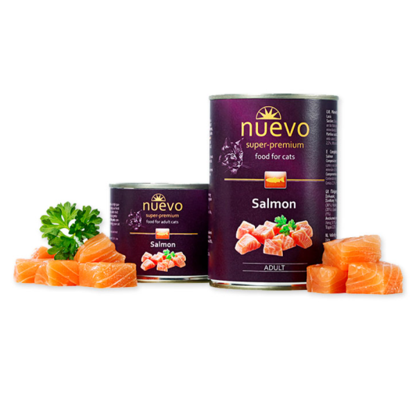 Nuevo Adult Με Σολομό 400g Υγρη Τροφη Nuevo Adult Με Σολομό 400g Υγρη Τροφη