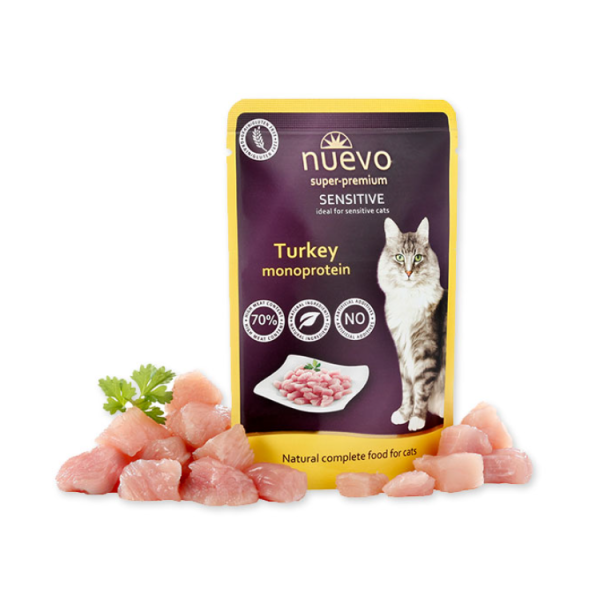 Nuevo Sensitive Monoprotein Με Γαλοπούλα 85g Υγρη Τροφη Nuevo Sensitive Monoprotein Με Γαλοπούλα 85g Υγρη Τροφη