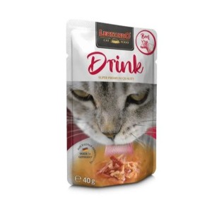 Υγρη Τροφη Γατας Leonardo Drink Με Βοδινό 40g Υγρη Τροφη