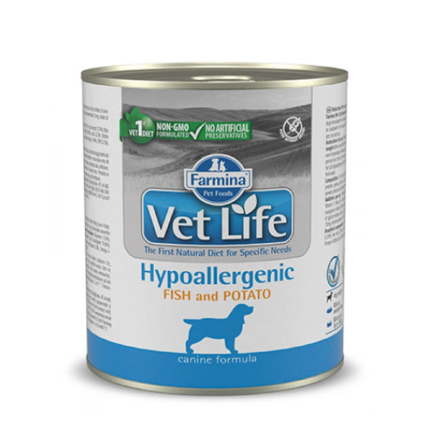 Vet Life Hypoallergenic Fish & Potato 300g Υγρη Τροφη
