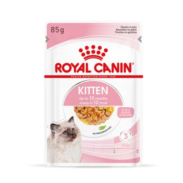Royal Canin Kitten In Jelly 85g Υγρη Τροφη Royal Canin Kitten In Jelly 85g Υγρη Τροφη