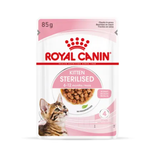 Royal Canin Kitten Sterilised In Gravy 85g Υγρη Τροφη