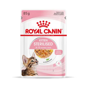 Royal Canin Kitten Sterilised In Jelly 85g Υγρη Τροφη