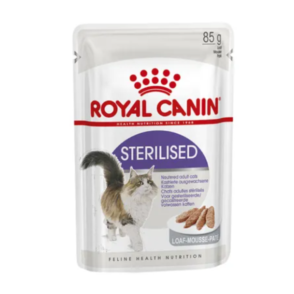 Royal Canin Sterilised In Mousse 85gr Υγρη Τροφη Royal Canin Sterilised In Mousse 85gr Υγρη Τροφη