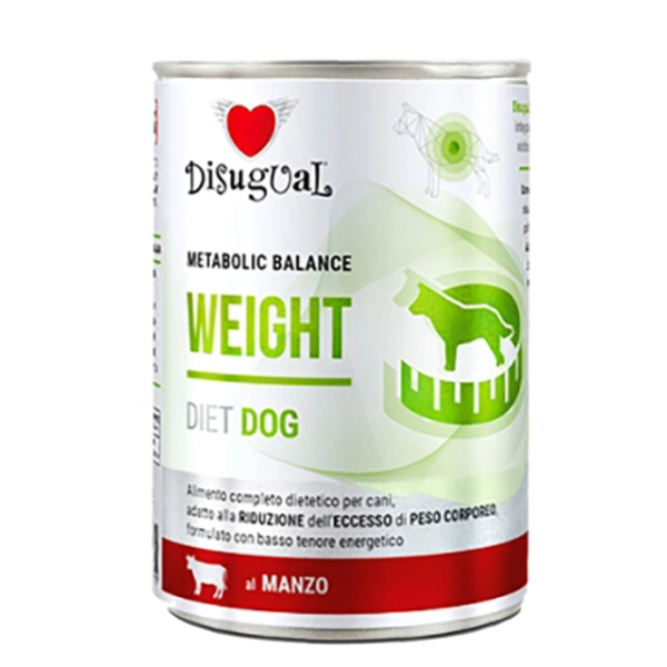 Disugual Diet Dog Weight Με Βοδινό 400g Υγρη Τροφη Disugual Diet Dog Weight Με Βοδινό 400g Υγρη Τροφη