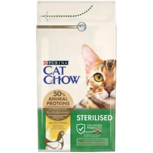Τροφη Γατας Purina Cat Chow Sterilised Με Κοτόπουλο 1,5kg Ξηρα τροφη